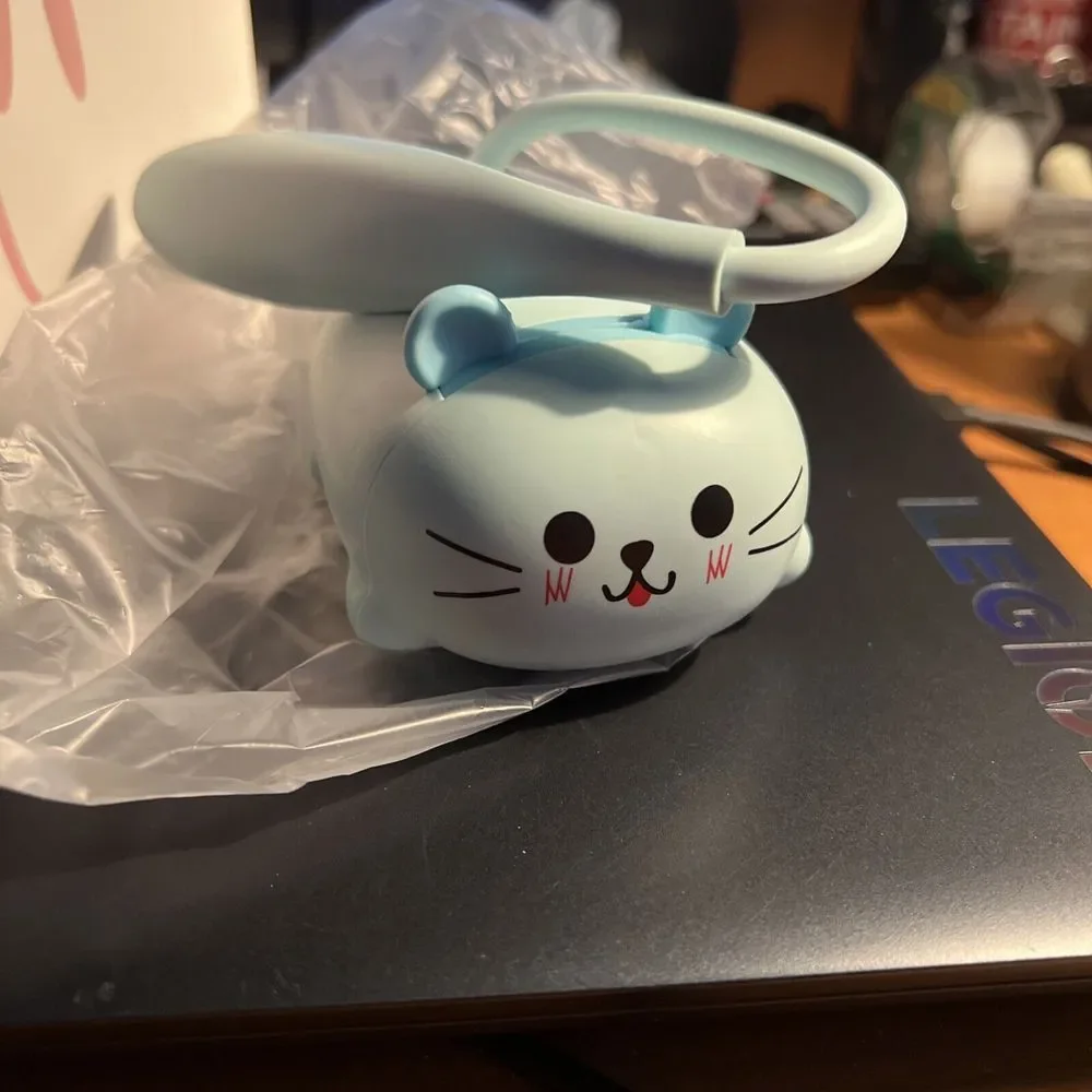 Cat Led Portable Mini Desk Lamp Small Kitten Blue‎ New in Box